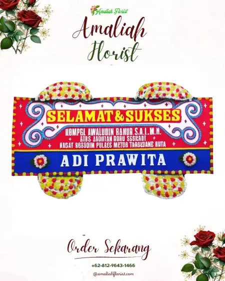 Papan Bunga Ucapan Selamat Kudubanjar